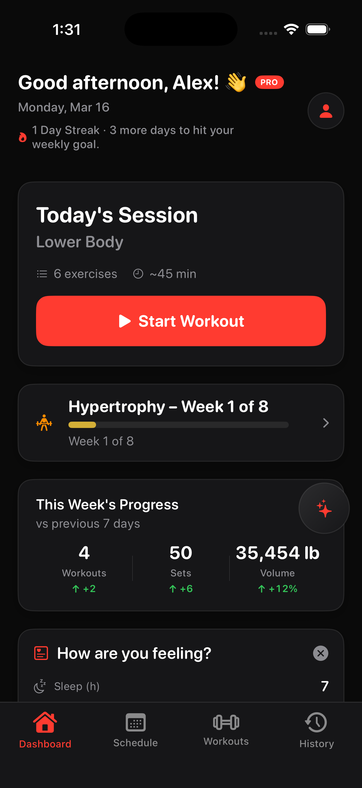 IronVector dashboard screenshot