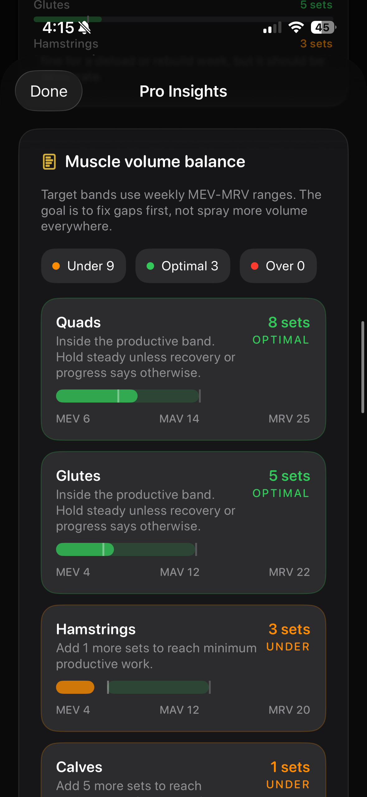 Pro feature screenshot 1